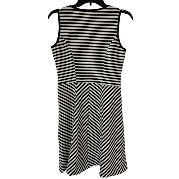 NY&CO Black & White Stripe Dress-Size XS - Picture 2 of 7